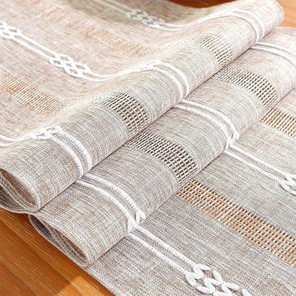 Farmhouse Table Runner, Rustic Cutout Table Runners - Image 7
