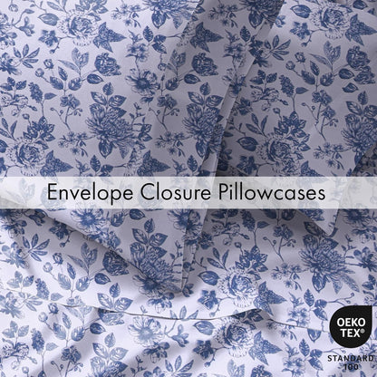 ruvanti 100% cotton twin sheets, percale weave twin on a desk or shelf