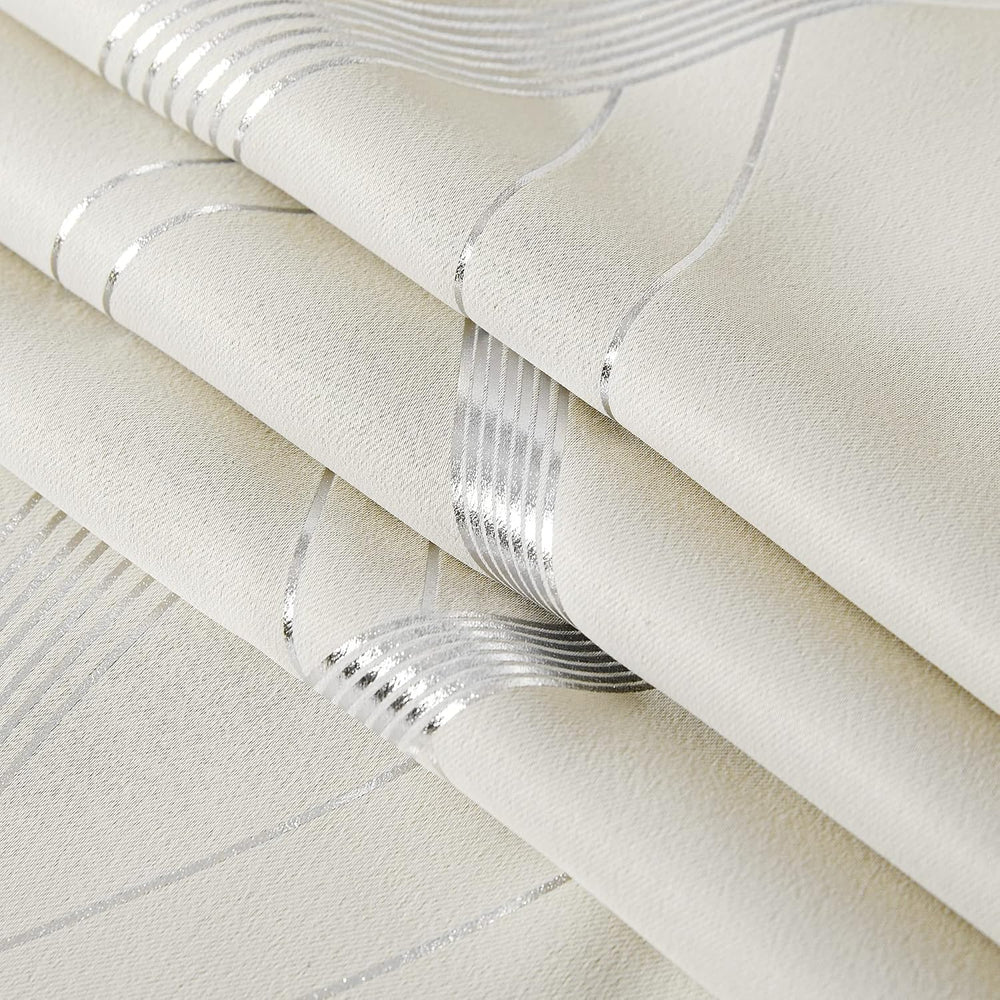 NICETOWN Beige Blackout Curtain Panels 84 inches Long 2 Panels