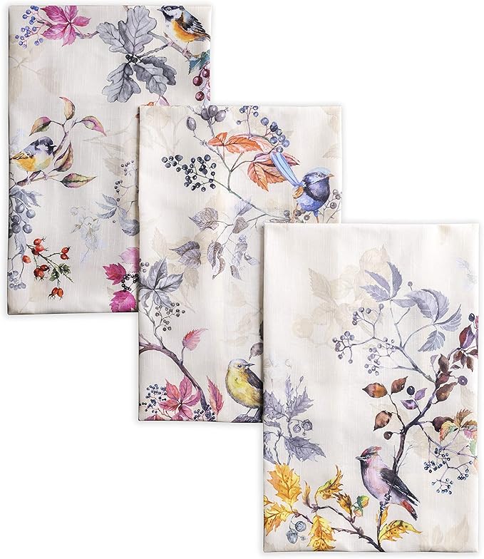Maison d' Hermine Kitchen Towels Set of 3 100% Cotton 20" x 27.5" Reusable by MaisondHermine