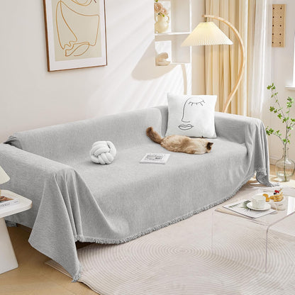 MEETSKY Grey Sofa Cushion Covers Sofa Covers Dog Couch Cover