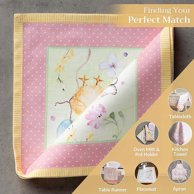 Maison d' Hermine Cloth Napkins Set of 4 100% Cotton Everyday Reusable Square - Image 5