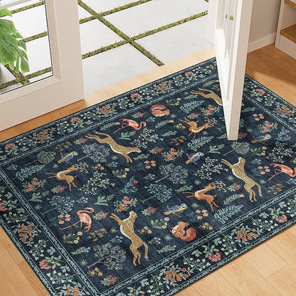 DUKINO 2x3 Rug, Washable Animal Rugs by DUKINO