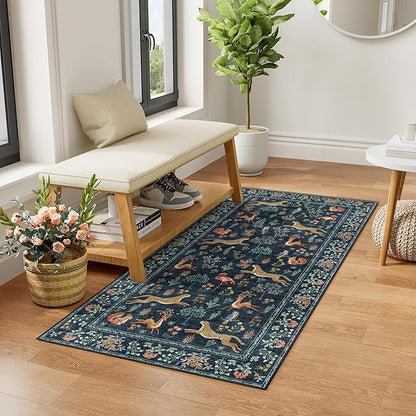 DUKINO 2x4 Rug for Hallway, Washable Kitchen Runner Rug by DUKINO