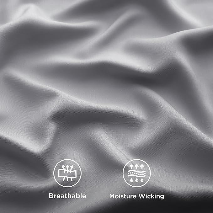 Bedsure Cooling Sheets Twin XL, Rayon Derived from Bamboo, Breathable & Soft - Image 4