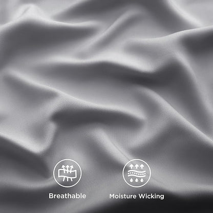 Bedsure Cooling Sheets Twin XL, Rayon Derived from Bamboo, Breathable & Soft - Image 4