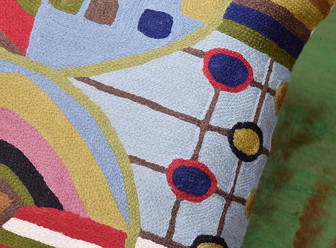 Hundertwasser Modern Pillow Cover Contemporary Pillowcase Outdoor Abstract - Image 3