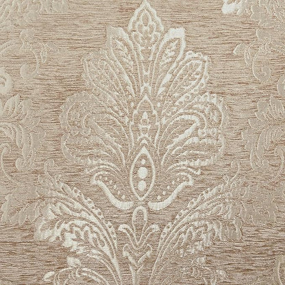 Touch of Class Camelot Luxury Bedding | Neutral Almond | Matte Satin Damask on - Image 5