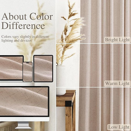 Nanspring Extra Long 120 Inch Curtains - Image 3