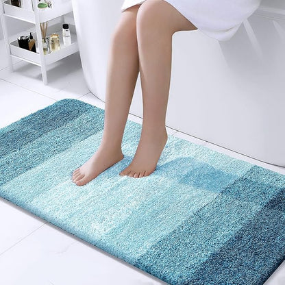 OLANLY Bathroom Runner Rugs 47x24, Extra Soft Absorbent Microfiber Bath Rugs by OLANLY