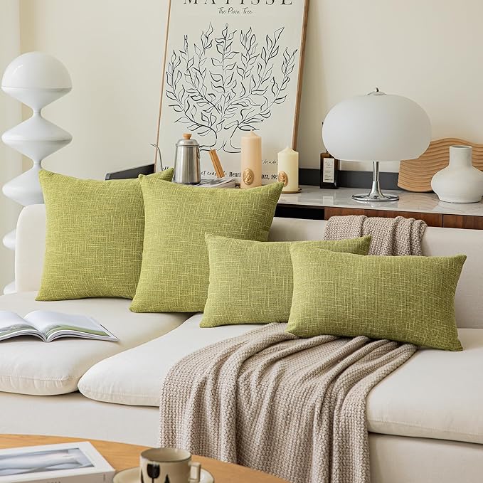 Kevin Textile Pillow Case Faux Linen Toss Soft Throw Cushion Covers - Image 7