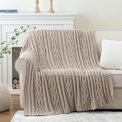 Battilo Light Grey Throw Blanket - Image 2