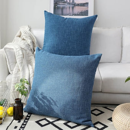 Kevin Textile Decorative Toss Pillow Case Star Striped Linen Cushion Cover - Image 2