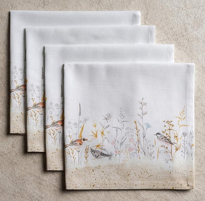 Maison d' Hermine Cloth Napkins Set of 4 100% Cotton Everyday Reusable Square - Image 9