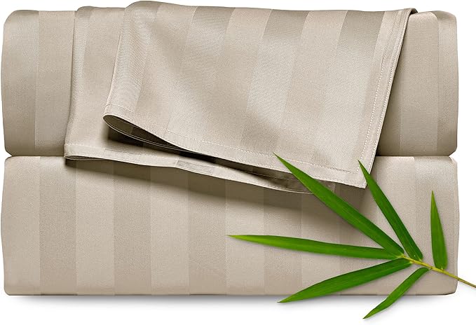 Pure Bamboo King Sheets, Genuine 100% Organic Viscose Derived from Bamboo Bed by PureBamboo