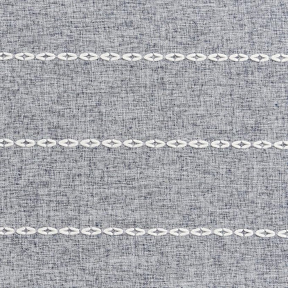 ZeeMart Farmhouse Braided Striped Table Runner, Rustic Navy Blue Table Runners - Image 6