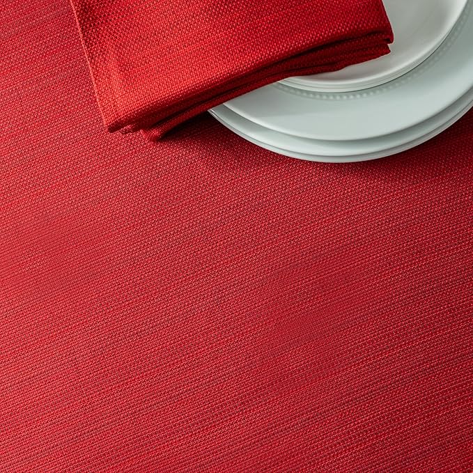 Benson Mills Cameron Textured Fabric Table Cloth, - Image 2