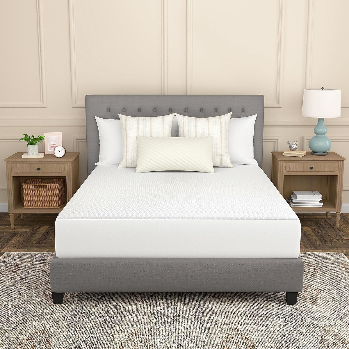 sealy complete waterproof fitted mattress protector queen, main product view