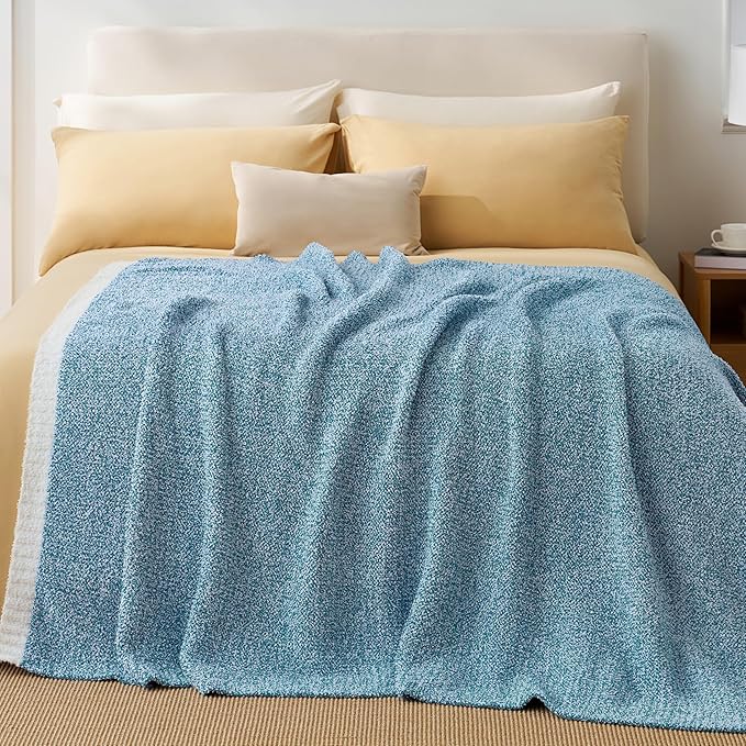 Joiedomi Twin Blanket for Couch Bed Sofa, Cozy Cute Soft Throw Home Room Decor - Image 3