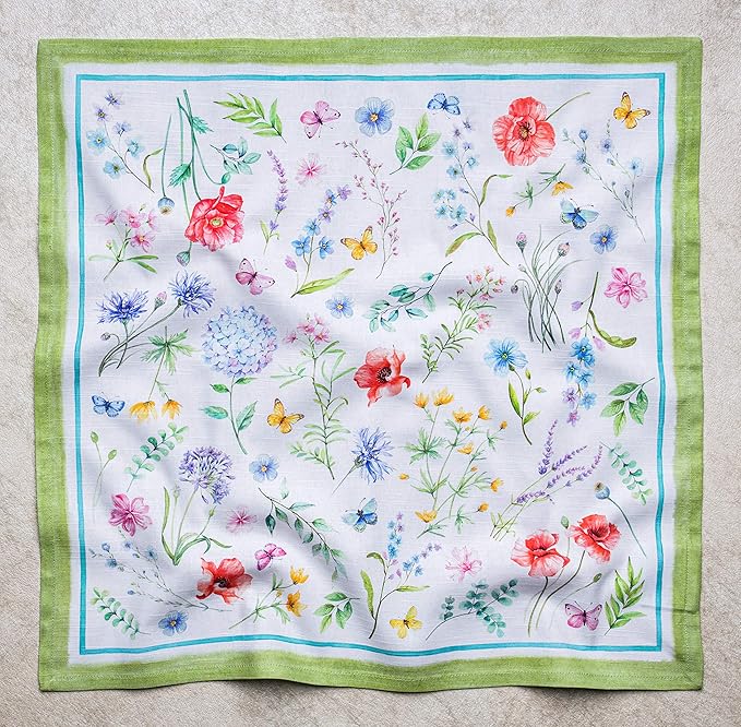 Maison d' Hermine Cloth Napkins Set of 4 100% Cotton Everyday Reusable Square - Image 8