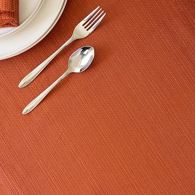 Benson Mills Cameron Textured Fabric Table Cloth, - Image 6