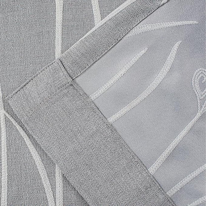 Melodieux Extra Wide Wheat Embroidery Curtain - Image 7