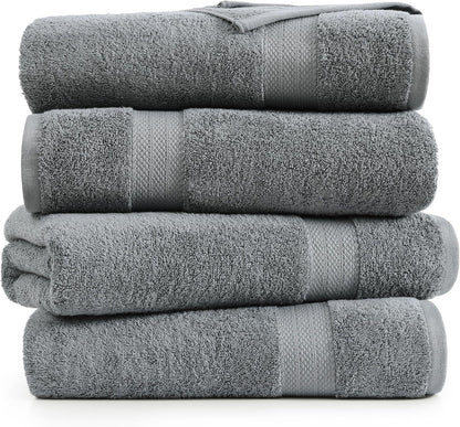 lane linen towel set quick dry 100% cotton shown in use