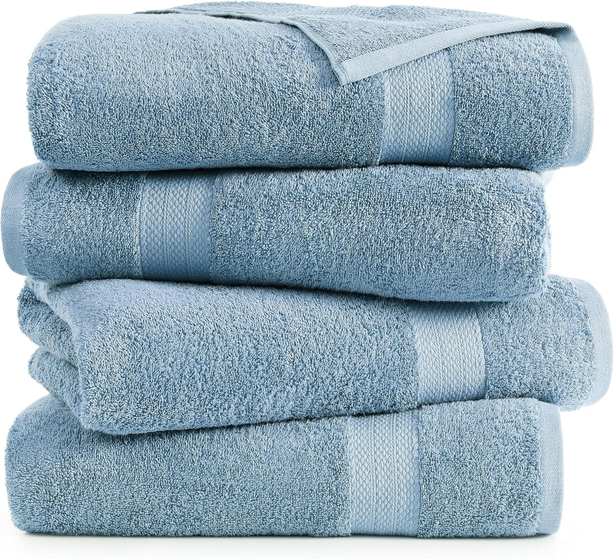 lane linen towel set soft absorbent quick dry shown in use