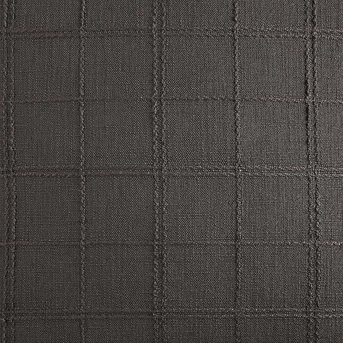 ZeeMart Linen Checked Throw Pillow Covers Set of 2, 20x20 Inch Allover Grid - Image 7