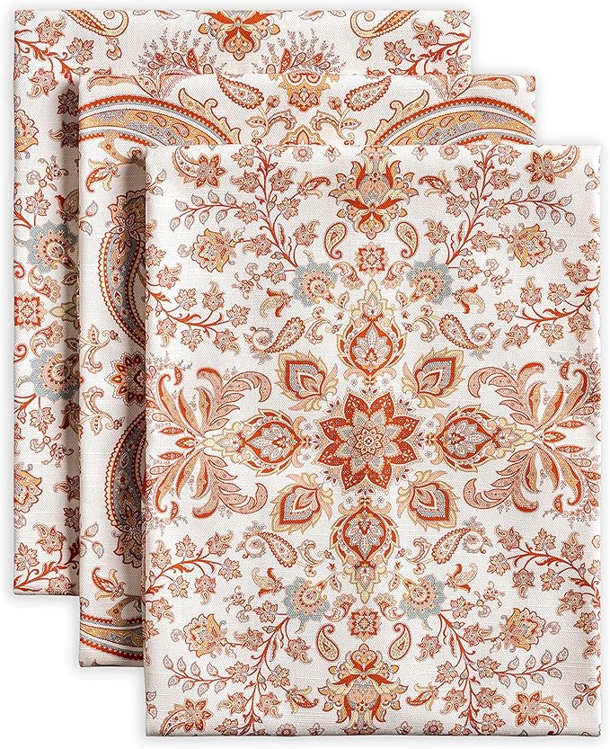Maison d' Hermine Kitchen Towels Set of 3 100% Cotton 20" x 27.5" Reusable by MaisondHermine