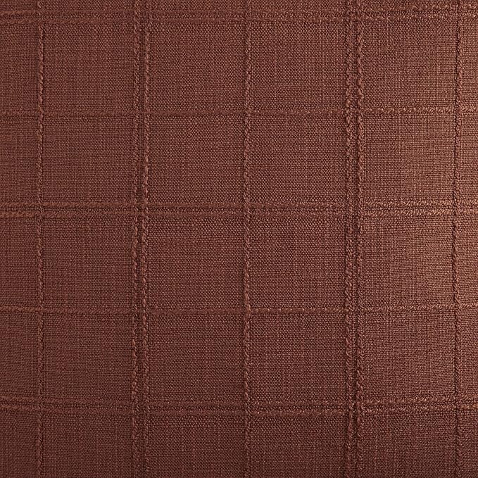 ZeeMart Linen Checked Throw Pillow Covers Set of 2, 24x24 Inch Allover Grid - Image 7