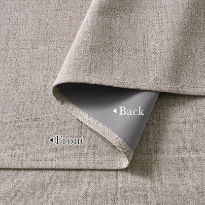 pony dance 100% black out linen curtains 63 showing dimensions