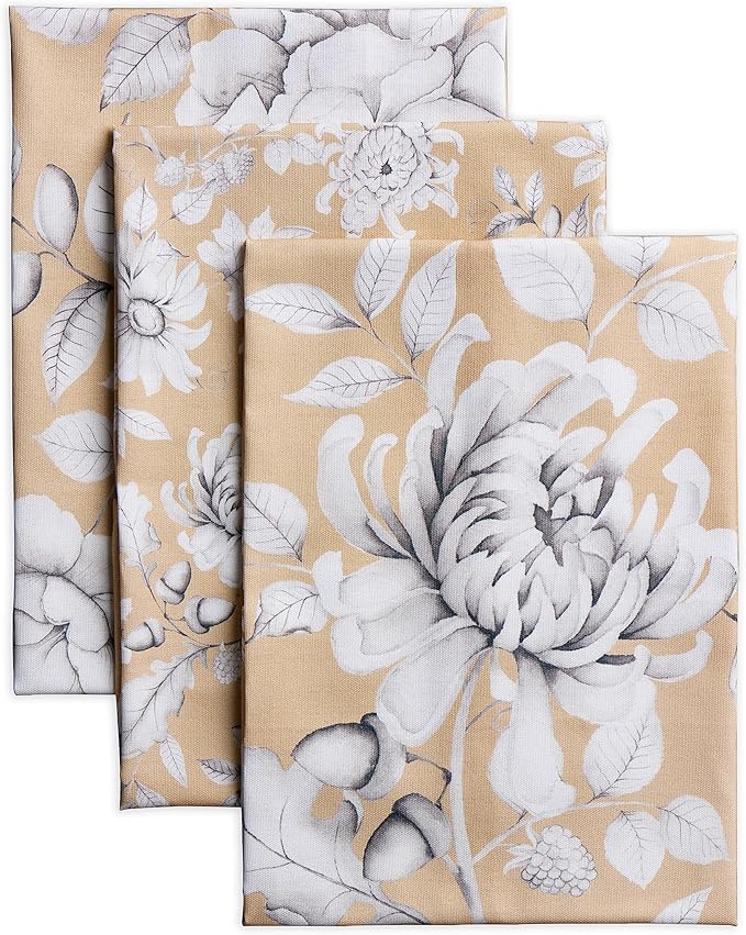Maison d' Hermine Kitchen Towels Set of 3 100% Cotton 20" x 27.5" Reusable by MaisondHermine