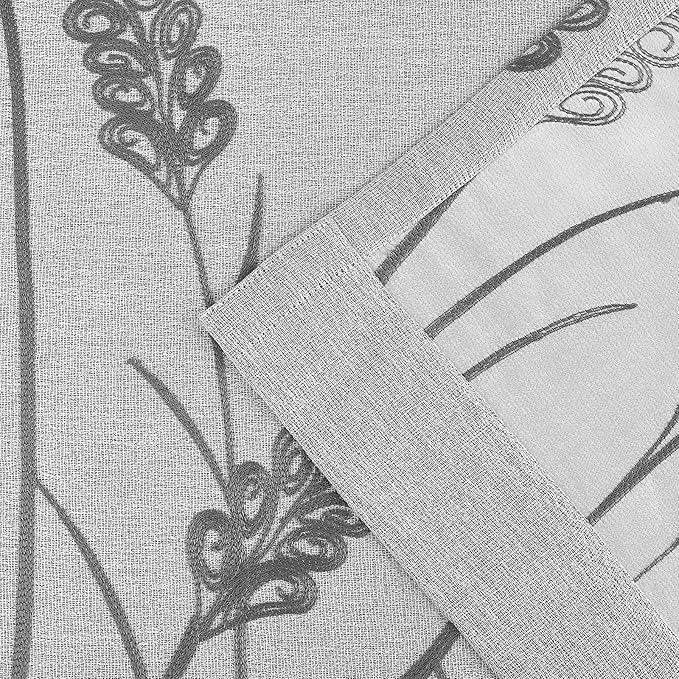 Melodieux Extra Wide Embroidery Curtain - Image 5