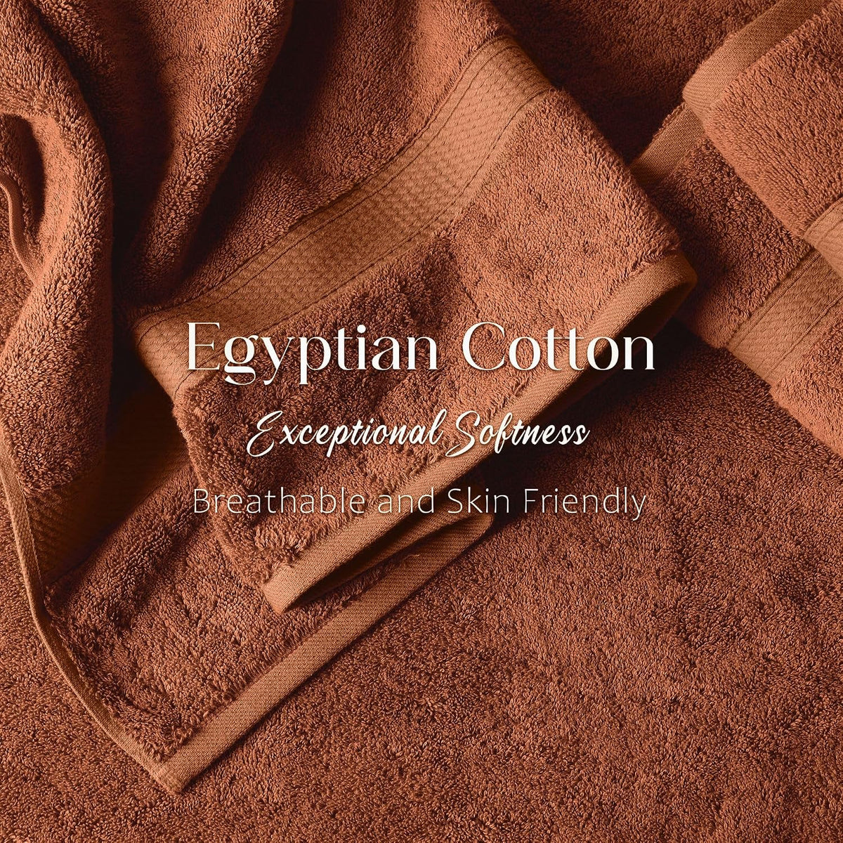 superior egyptian cotton ultra plush & absorbent, 6 showing dimensions