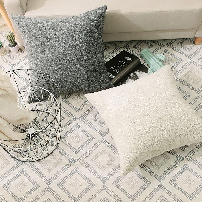 Home Brilliant Pillow Covers 26x26 Chenille Large Pillow Covers - Image 7