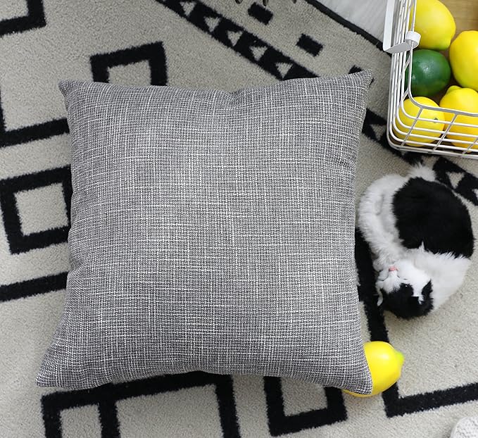 Kevin Textile Decorative Linen Throw Pillow Covers Cushion Case New 2 Tone Star - Image 4