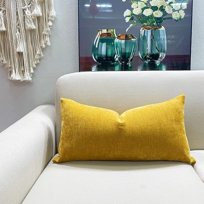 Slow Cow Cashmere Rectangular Pillow Cover Pillowcase Decorative Lumbar Throw - Image 7