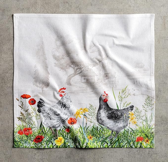 Maison d' Hermine Cloth Napkins Set of 4 100% Cotton Everyday Reusable Square - Image 9