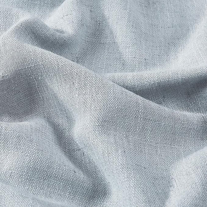 Vision Home Blue Gray Pinch Pleated Full Blackout Curtains Linen Blended Room - Image 5