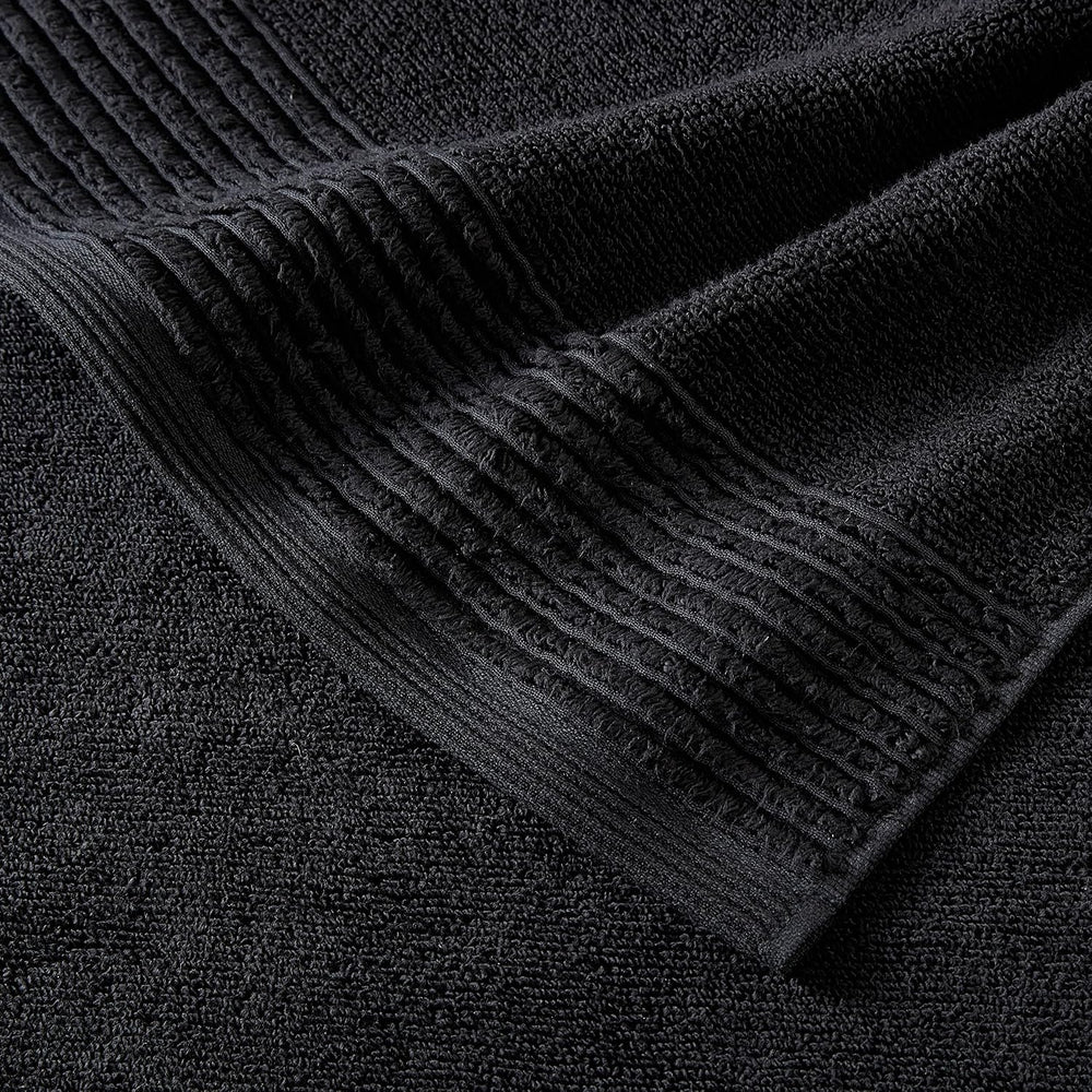 Vera Wang - Cotton Hand, Fingertip & Bath Towel Set, 6 Pack Towels