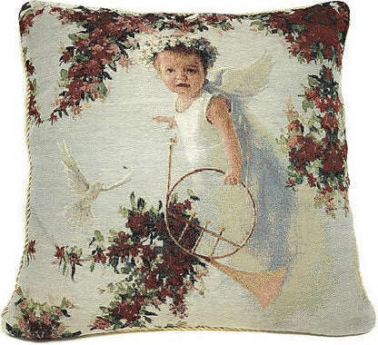 Tache 1 Piece 18 X 18 Inch Cupid's Horn Throw Pillow Cushion Cover by TacheHomeFashion