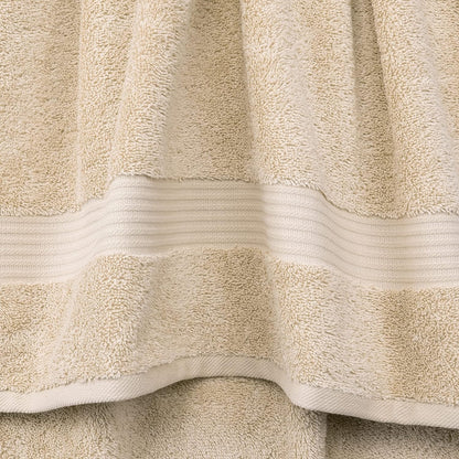 cotton paradise 100% cotton turkish towel set, soft, close-up detail