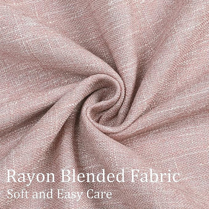 Vision Home Pink Pinch Pleated Total Blackout Curtains Room Darkening Window - Image 6