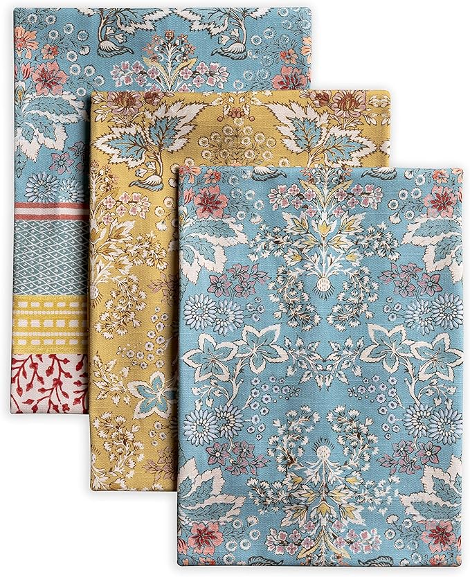 Maison d' Hermine Kitchen Towels Set of 3 100% Cotton 27.50" x 20" Reusable by MaisondHermine