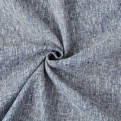 Navy Full Blackout Curtain Panel Rayon Blend Thermal Insulated Triple Weave - Image 6