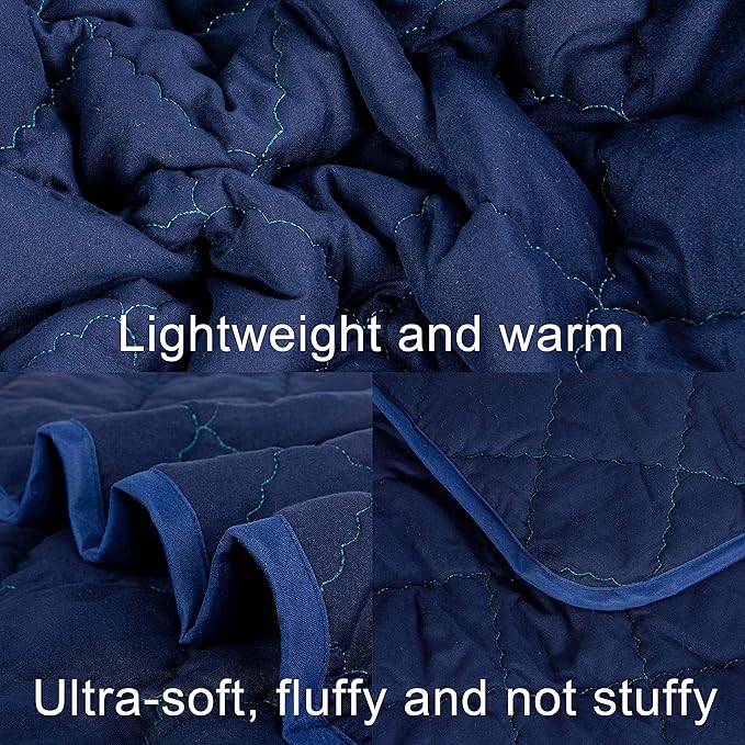 NTBAY Down Alternative Oversized Toddler Comforter, Super Soft and Warm Solid - Image 2