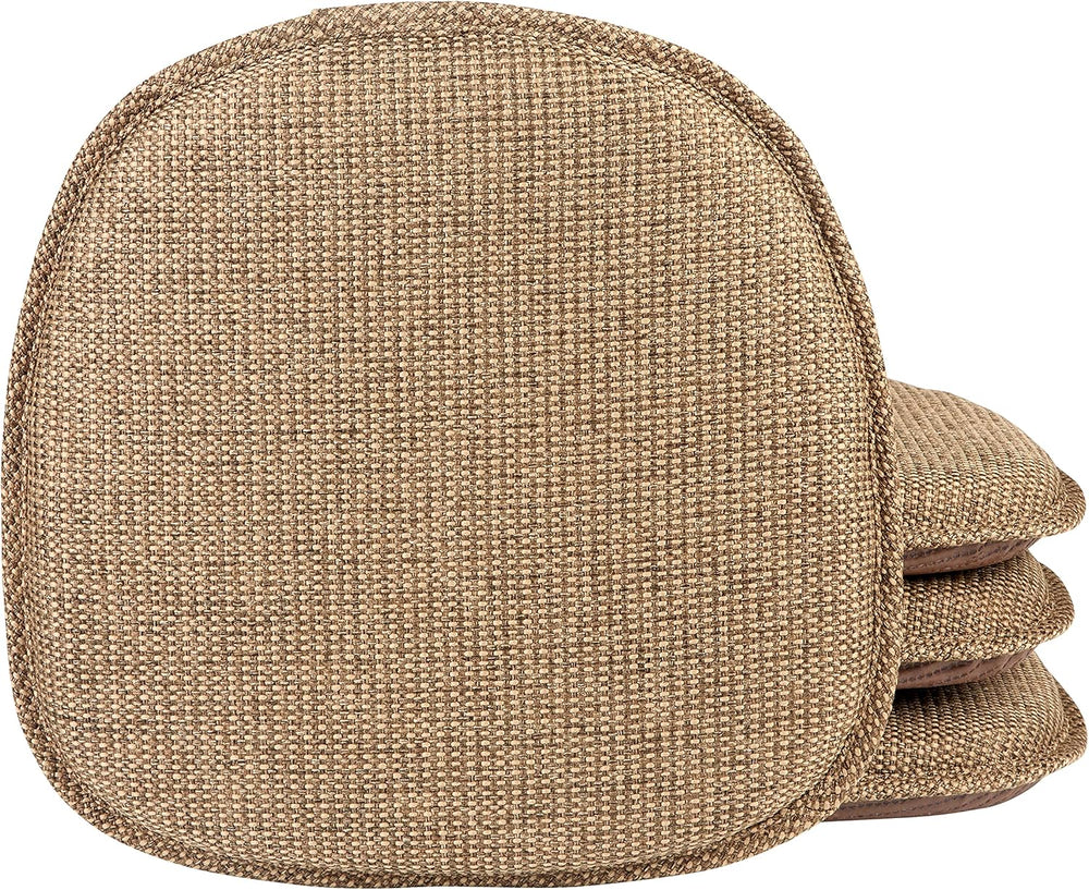 Klear Vu Gripper Non-Slip Mid Century Modern Shell Chair Cushion, Assembled i...