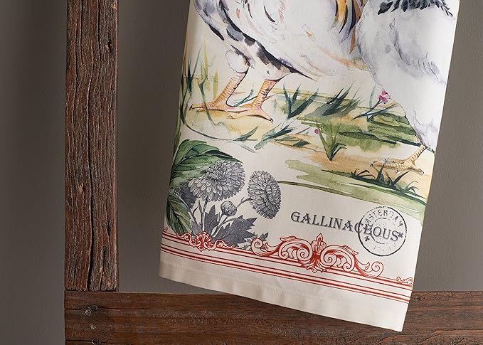 Maison d' Hermine Kitchen Towels Set of 2 100% Cotton 27.50" x 20" Reusable - Image 9