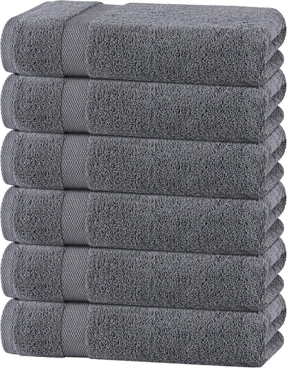 white classic wealuxe grey towels for bathroom 6, main product view